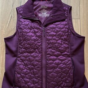 L.L. Bean Women's Purple Quilted Vest